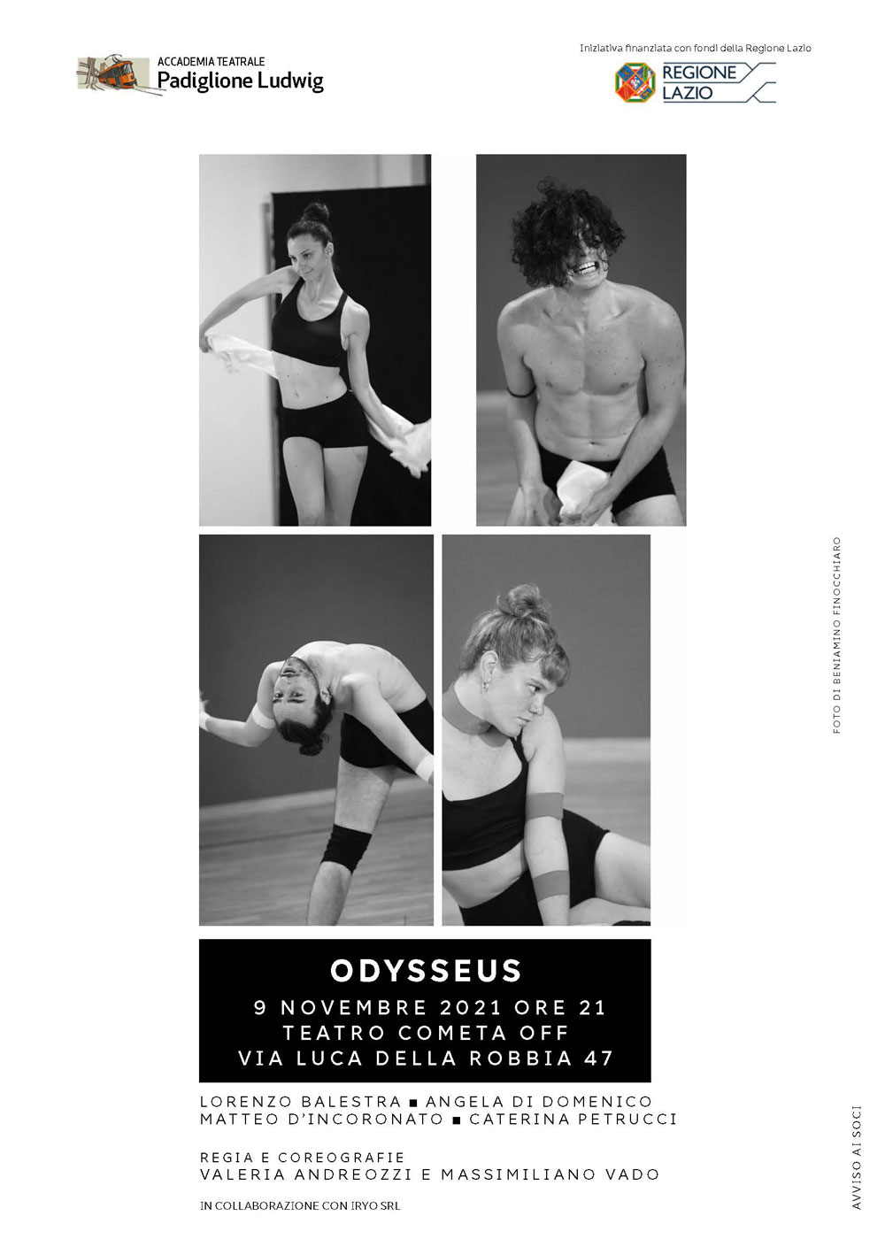 Odysseus - Progetto Speciale Ripartenza 2021. Teatro/Danza.